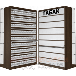 Витрины шкафы для сигарет с синхронными дверками